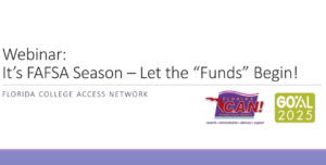 It’s FAFSA Season — Let the “Funds” Begin
