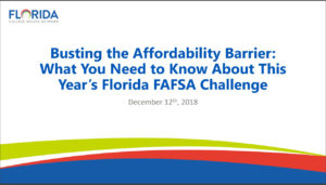 Busting the Affordability Barrier: What You Need to Know About This Year’s Florida FAFSA Challenge