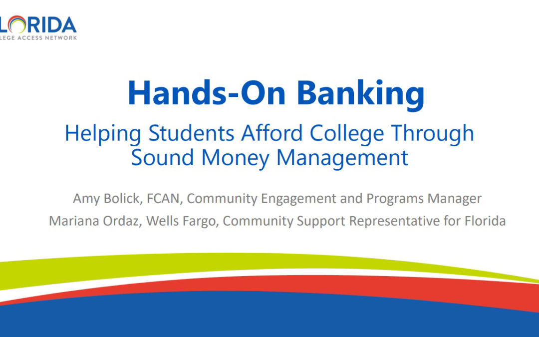 Hands on Banking: Helping Students Afford College Through Sound Money Management