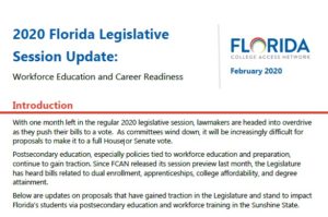 2020 Florida Legislative Session Update
