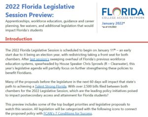 POLICY BRIEF — 2022 Florida Legislative Session Preview