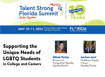 Summit Speaker Series — Supporting the Unique Needs of LGBTQ Students in College and Career