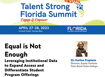 Summit Speaker Series — Equal is Still Not Enough: Leveraging Institutional Data to Expand Access and Differentiate Student Program Offerings
