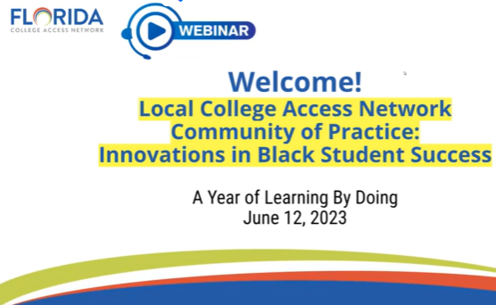Key takeaways from the 2023 Community of Practice Focused on Black Student Success